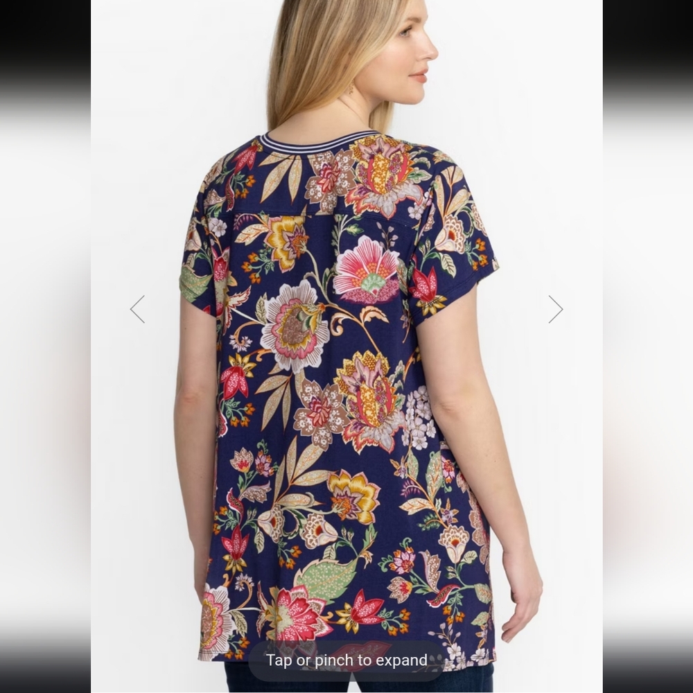 Johnny Was The Janie Favorite Drape Tunic - Picture 3 of 11